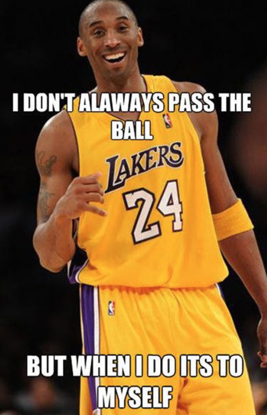 Its me myself and i. Коби Брайант Мем. Мем баскетболист. Kobe Bryant meme. Мемы про баскетбол.